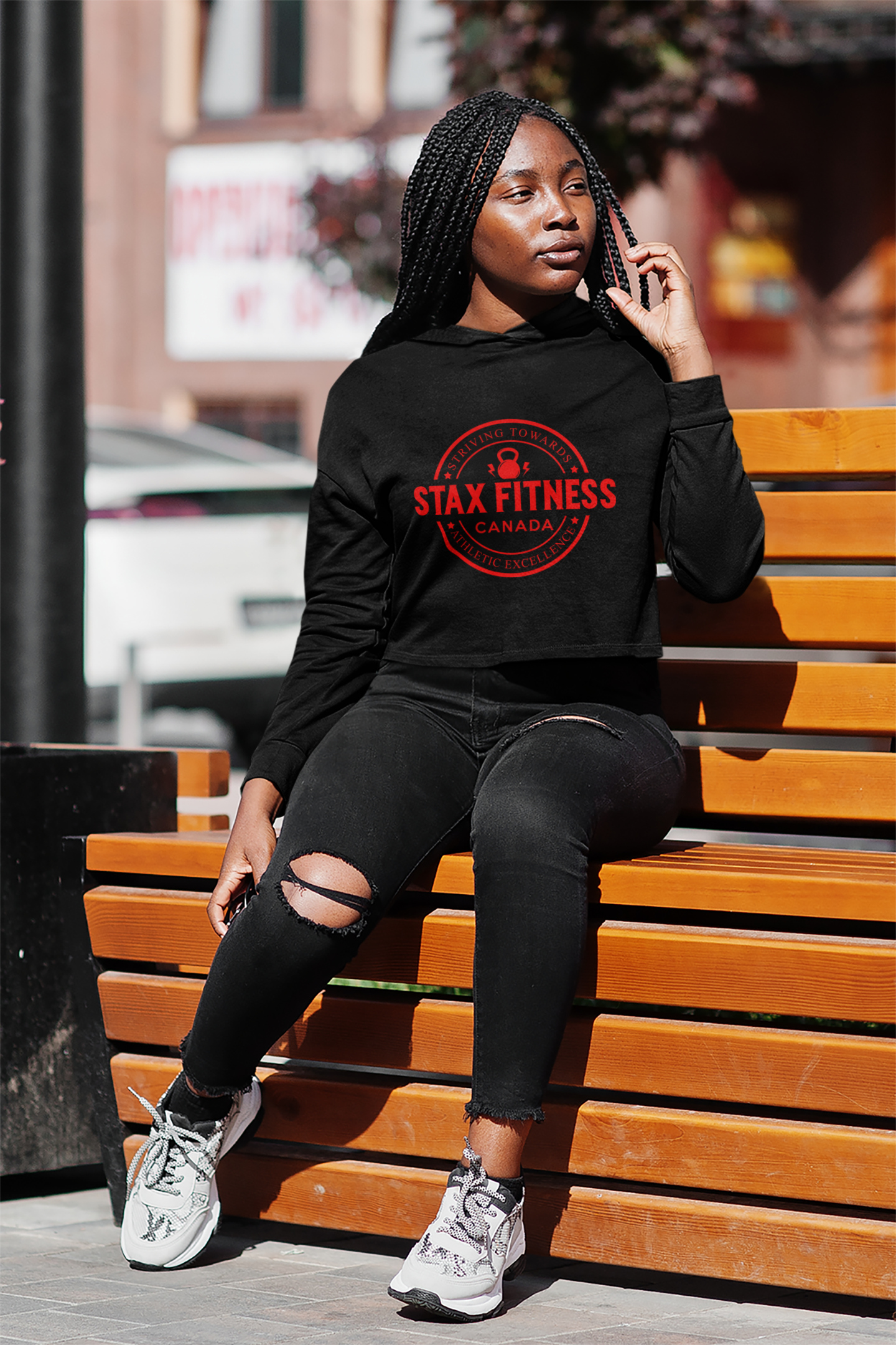 Stax Crop Hoodie – Stax Fitness